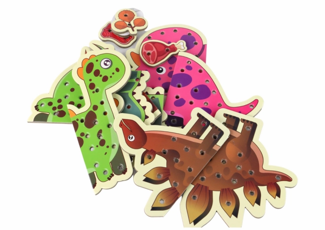 Kleurrijke dinosaurusontwerpen