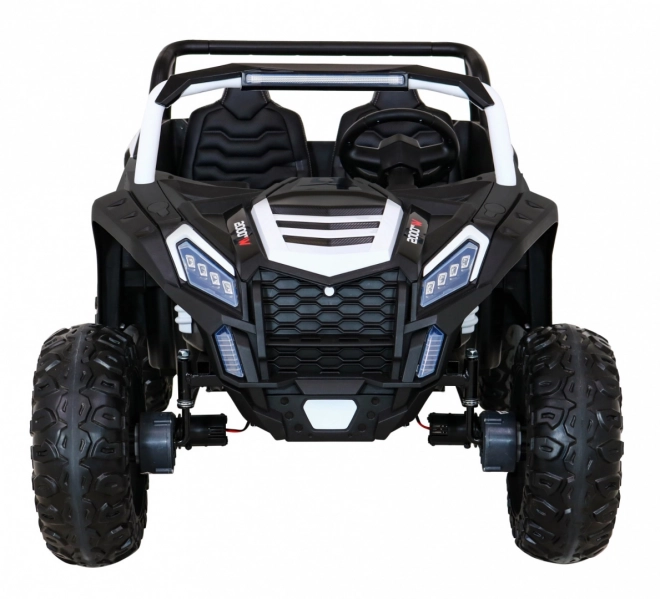 Buggy ATV Racing pro 2 kinderen + 4x4 aandrijving + afstandsbediening + langzame start + MP3 LED – Wit