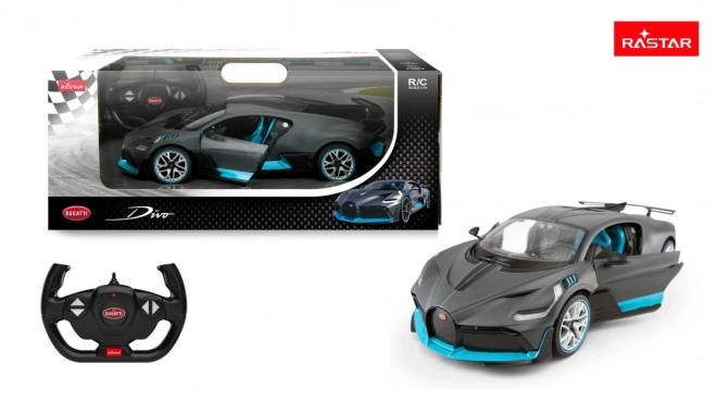 Bugatti Divo zilveren model RASTAR 1:14 radiografisch bestuurde auto