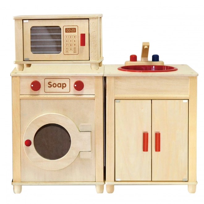 Viga houten kinders keukenset Natural met FSC certificaat