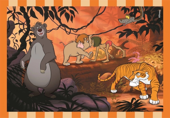 Puzzel 4in1 Super Kleur Disney Klassiek
