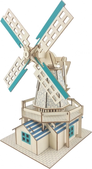 Houten 3D-puzzel Nederlandse windmolen WOODCRAFT