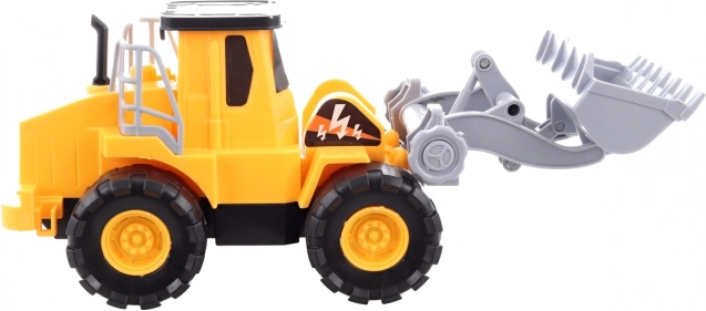 Plastic loader met vliegwiel