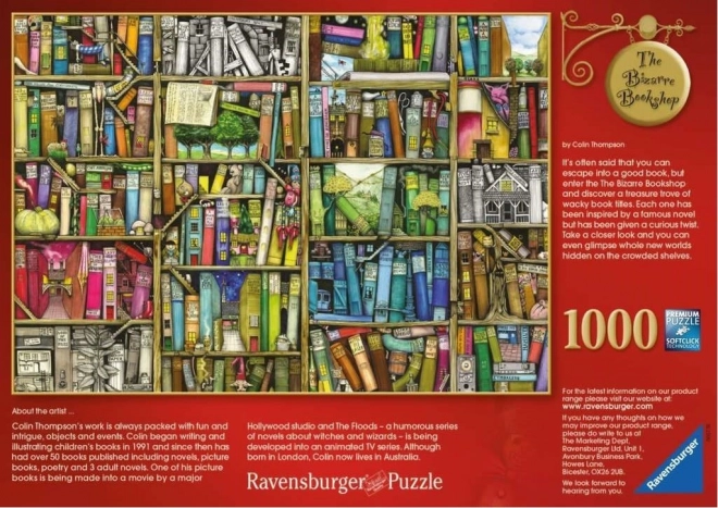 Ravensburger puzzel bizarre bibliotheek 1000 stukjes