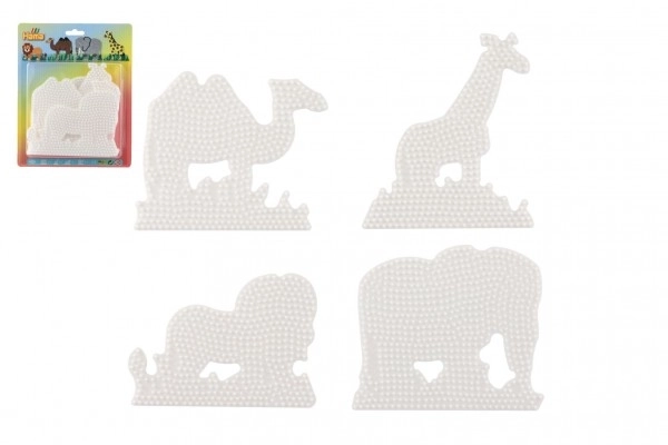 Strijkkralen Matjes Dieren - Olifant, Giraffe, Leeuw en Kameel