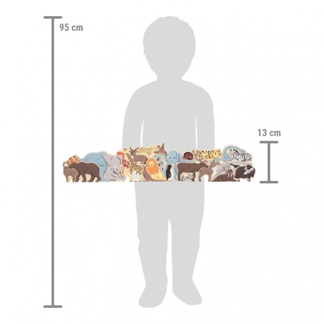 Small Foot Dierenpuzzel letters