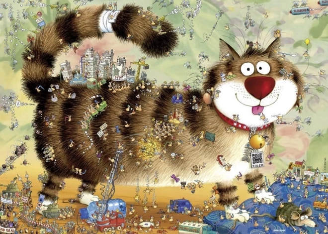 Heye puzzel Kattenleven 1000 stukjes