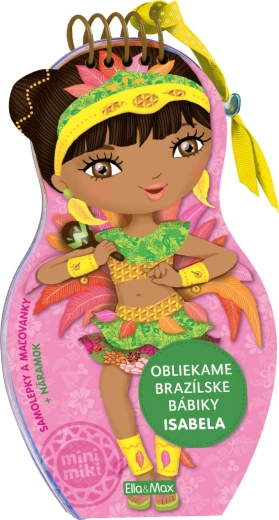We kleden Braziliaanse poppen Isabela aan – kleurplaten en stickers
