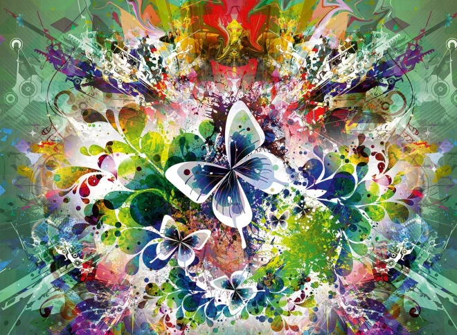 Puzzel Voorjaarsbloemen en Vlinders 3000 stukjes