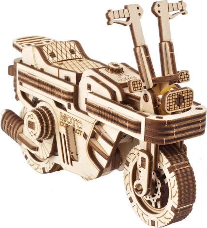 Ugears houten mechanische puzzel – opvouwbare scooter