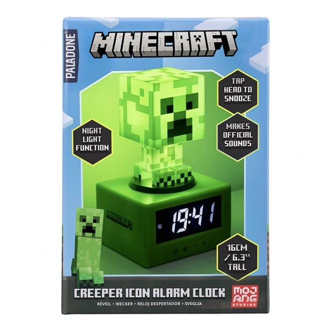 Wekker met Minecraft Creeper thema