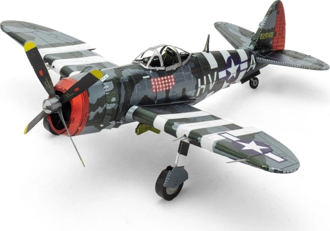 metalen 3D‑model METAL EARTH P‑47 Thunderbolt