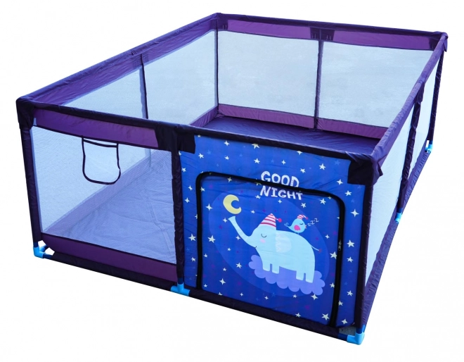 Zachte kinderbox Rechthoek Nachtolifant