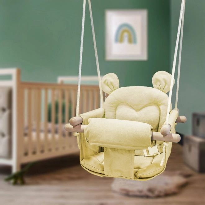 Kinder schommel Beertje beige