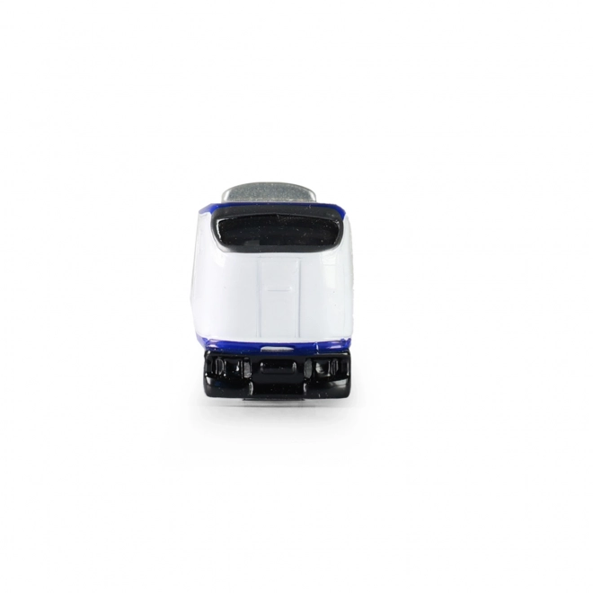 Metalen mini trein locomotief wit