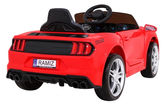 Rode kinderauto GT Sport op batterij met afstandsbediening en MP3