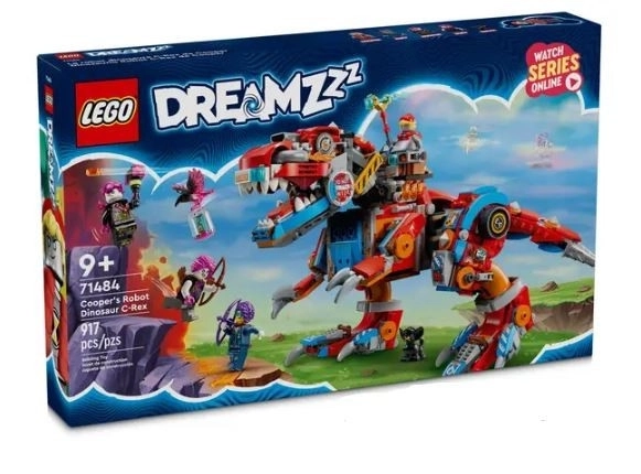 LEGO DREAMZzz 71484 Cooper en zijn robotdinosaurus C-rex