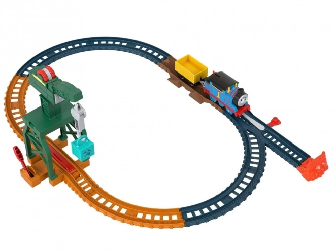 Tom en Vrienden locomotief Kraan Charles en vracht
