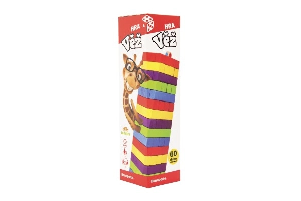 Houten stapeltoren spel