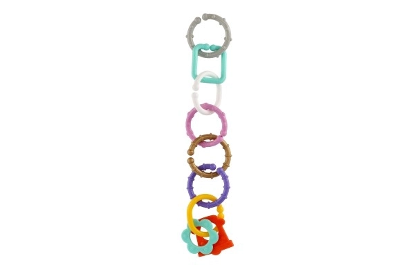 Ketting/barrière 8 vormen plastic in zakje 11x48x3cm 0m+