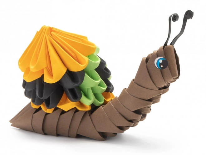 Alexander creatieve 3D origami slak