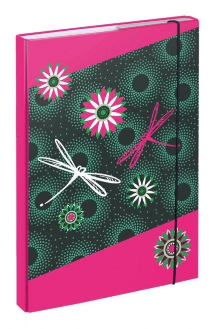 Mapjes voor schoolschriften A4 Bloemen