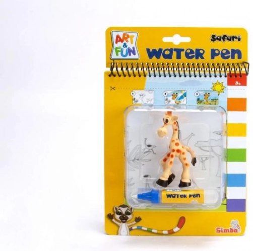 kleurplaten safari met waterpen SIMBA