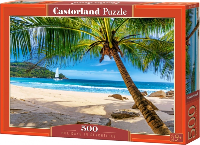 Puzzel 500 stukjes Seychelse vakantie