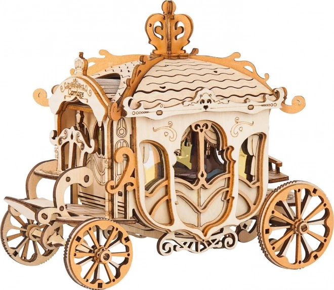 Rolife 3D houten puzzel klassieke koets – 92 stukjes