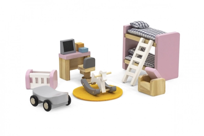 Houten kinderkamer