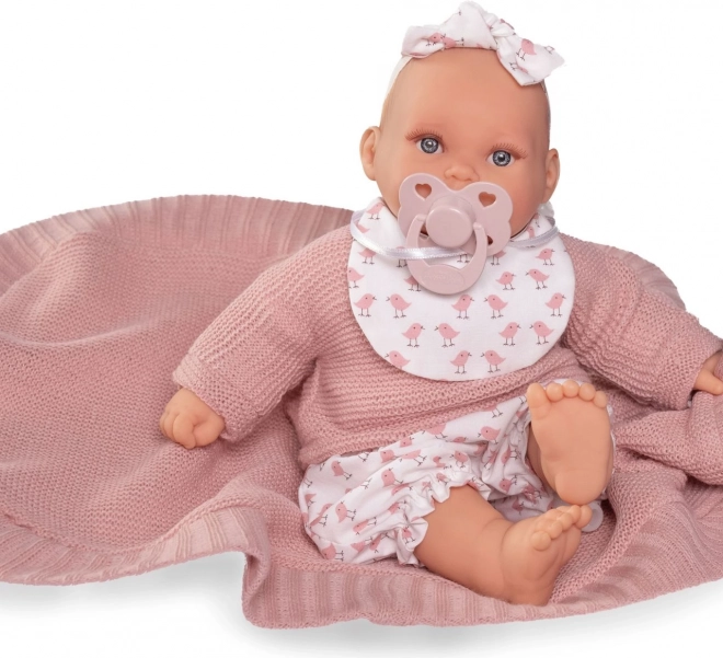 Realistische Pop Kika Met Geluiden en Zacht Lichaam 27 cm