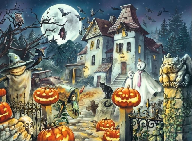 Puzzel Halloween-huis 300 stukjes Ravensburger