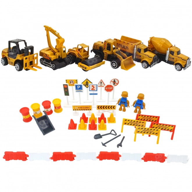 Woopie bouwset met vrachtwagen 6in1 met kraan en accessoires