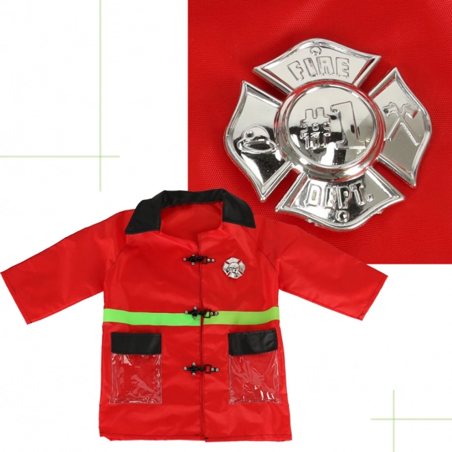 Carnaval kostuum brandweerman met walkietalkie 3-8 jaar