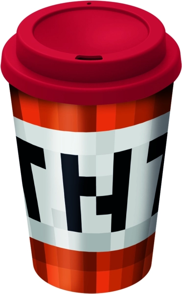 Reisbeker voor koffie MINECRAFT 390 ml