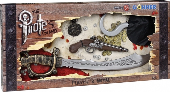 Piraten set met machete (Gonher)