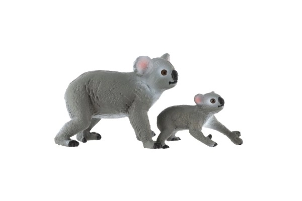 Koala berenachtig 2st vrouwtje met jong zooted plastic 4-6cm in zak