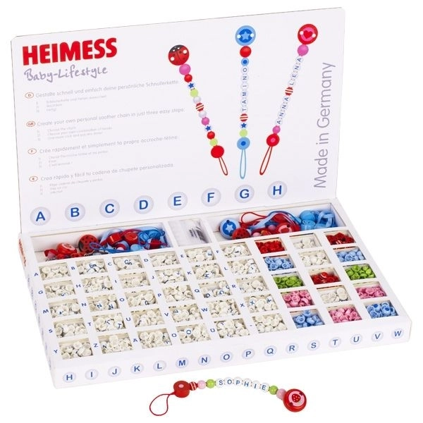 Gepersonaliseerde set speenkoorden