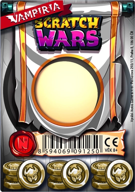 Scratch Wars – krasbare wapenkaart Vampiria