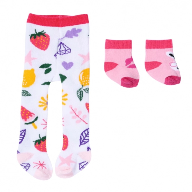 BABY born Panty's en sokken, 2 soorten, 43 cm