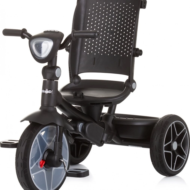 Chipolino driewieler met kap en muziekbox Derby 2-in-1 Obsidian