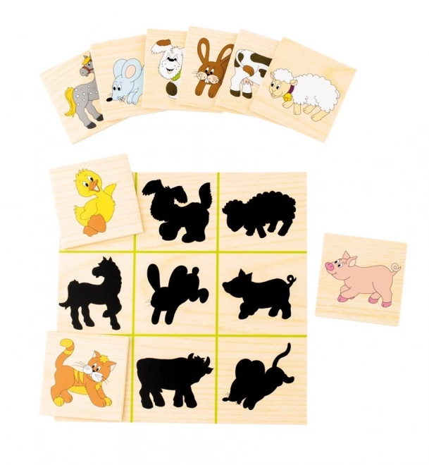 Puzzel vind de schaduw