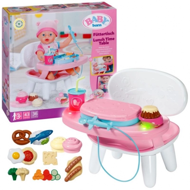 BABY born eetstoel met geluidseffecten