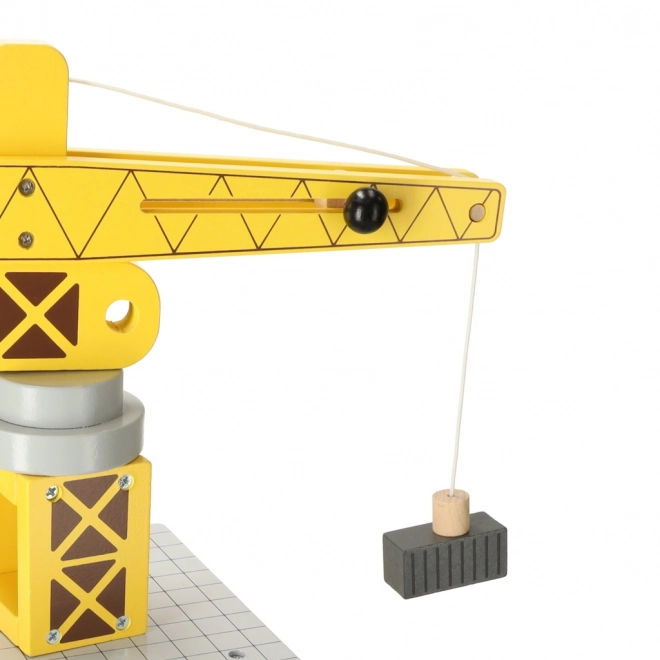 Mobiele havenkraan met magnetische lier en accessoires