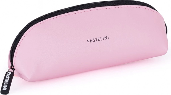 Roze etui PASTELINI van polyurethaan
