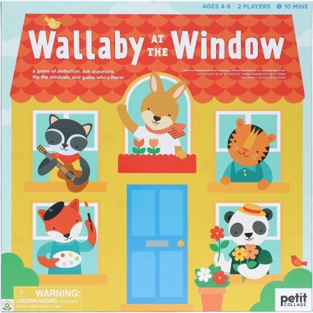 Deductief kinderspel Wallaby bij het raam van Petit Collage