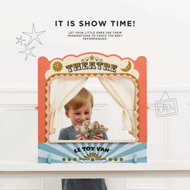 Houten poppentheater Le Toy Van