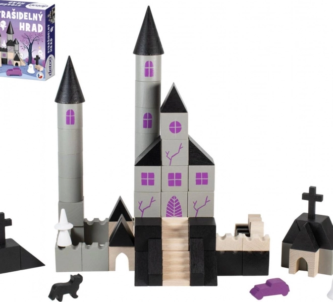 Houten bouwset Spookkasteel