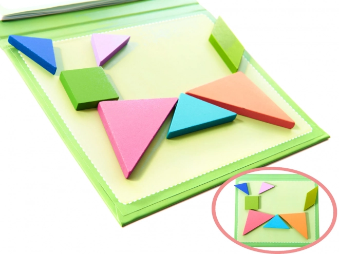 Magnetische puzzel 3D blokken tangram