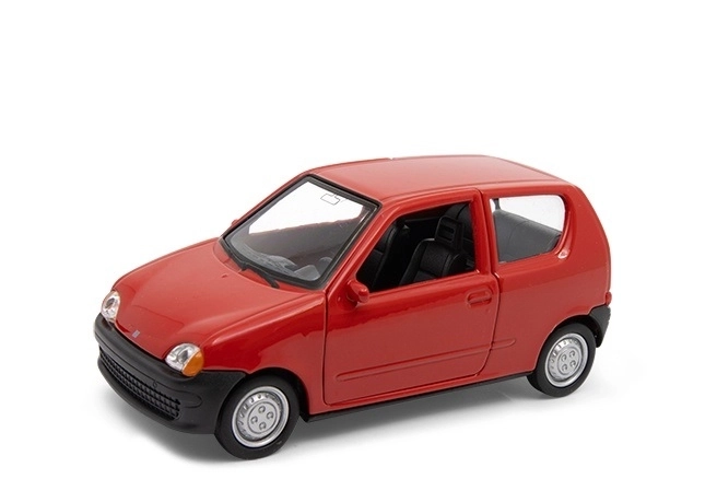 Metalen model Fiat Seicento 1:34 Rood